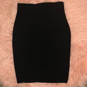 Black Bandage Pencil Skirt